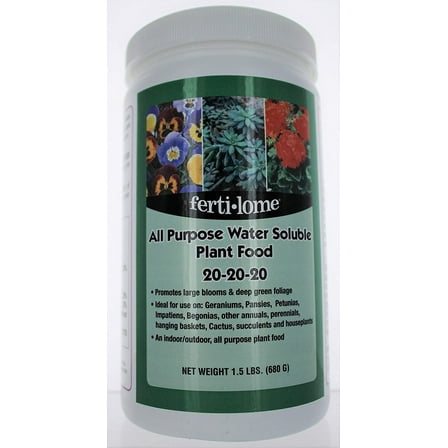 Ferti-Lome All Purpose Water Soluble 20-20-20 Plant Food 1.5 lb.