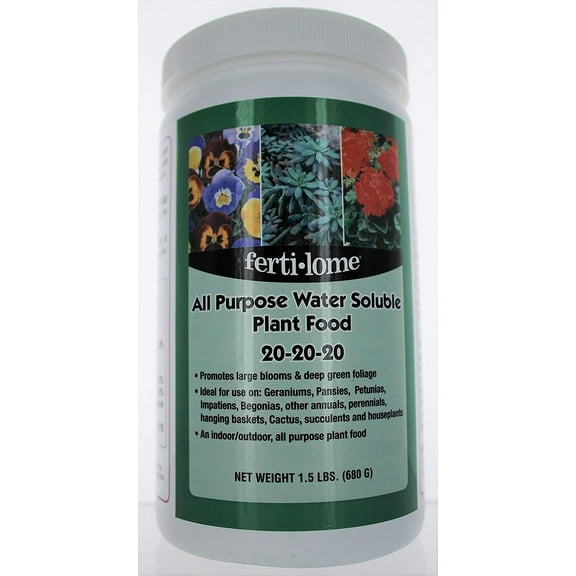 Ferti-Lome All Purpose Water Soluble 20-20-20 Plant Food 1.5 lb.
