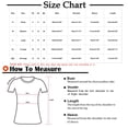 thumbnail image 3 of Blusa suelta de manga corta con cuello redondo y estampado a la moda para mujer Pompotops hfajkhk133352, 3 of 6