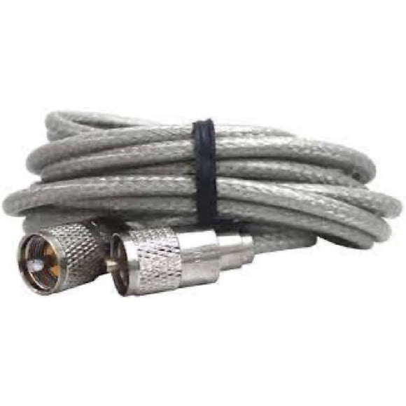 18 ft. Mini 8 Plug Coax Assembly, Grey