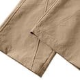 thumbnail image 4 of Men's Y2K Baggy Parachute Pants Track Pants, Quick Dry Open Bottom Wide Leg Jogger Trousers with Big Pockets Elastic Drawstring Waist for Gym Hiking Daily Casual Wear, 4 of 7