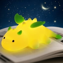 Dragon Night Light for Kids, Rechargeable 7 Colors Silicone Night Light with Magnetic Base & Timer, Dimmable Nursery Night Lights Kawaii Bedside Lamp, Cute Lamp Gift for Kids Boys Girls Toddler