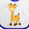 thumbnail image 4 of Inktastic Cute Baby Giraffe Boys or Girls Baby Bib, 4 of 4