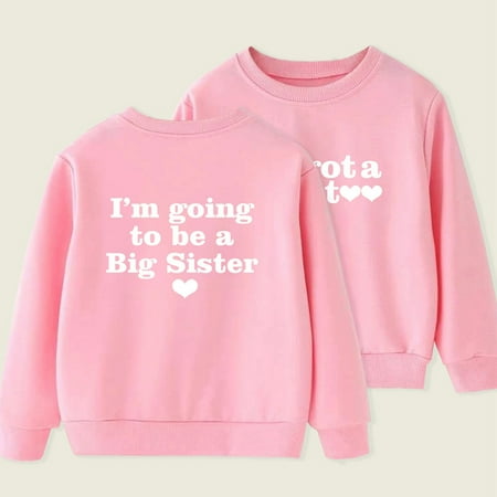 

CHUOU Kids Children Girls Winter Long Sleeve Tops Sweatshirt Clothes Letter Printing