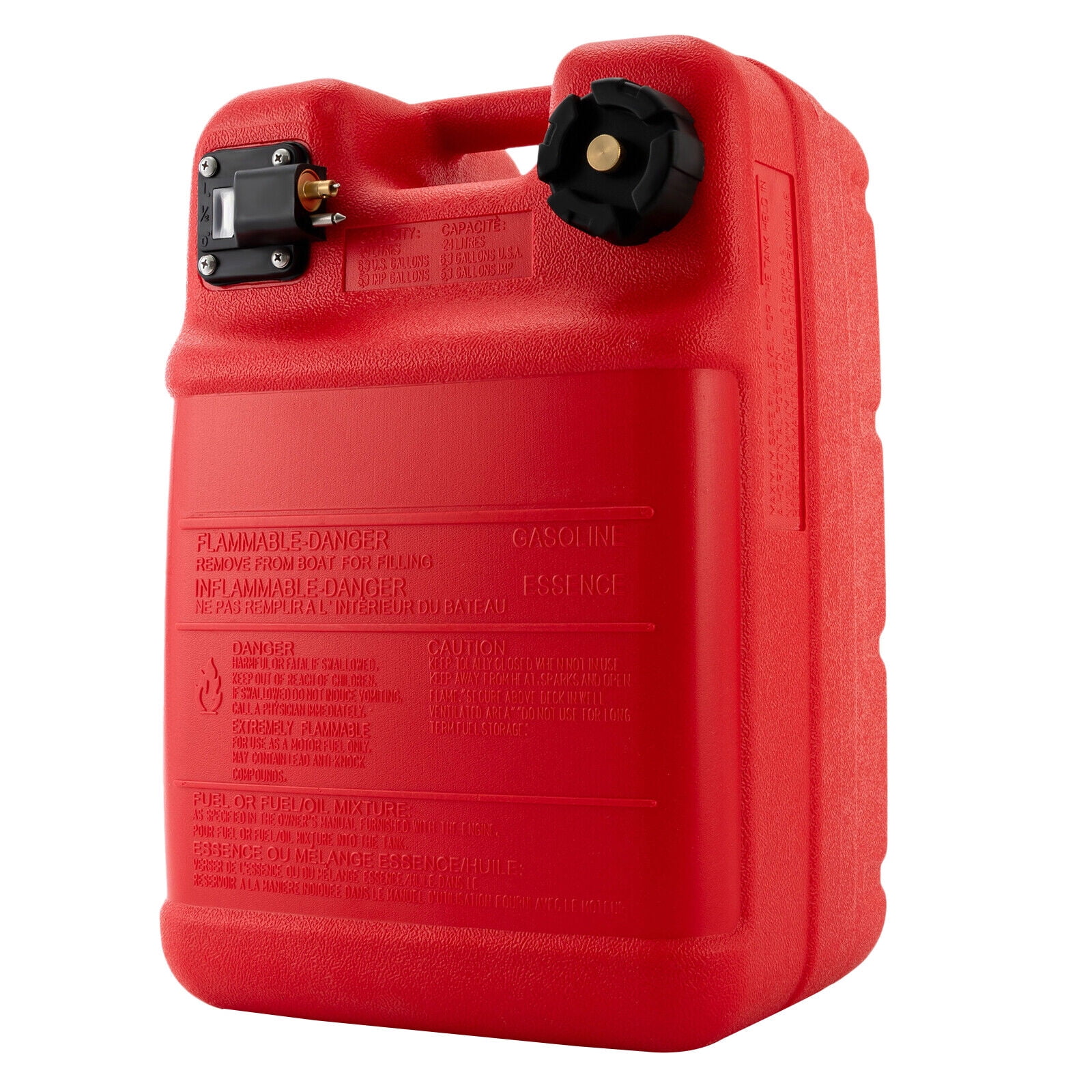 【plage】CRAFT TANK 24ss Portable Boat Outboard Fuel Tank, 24L 6 Gallon Marine