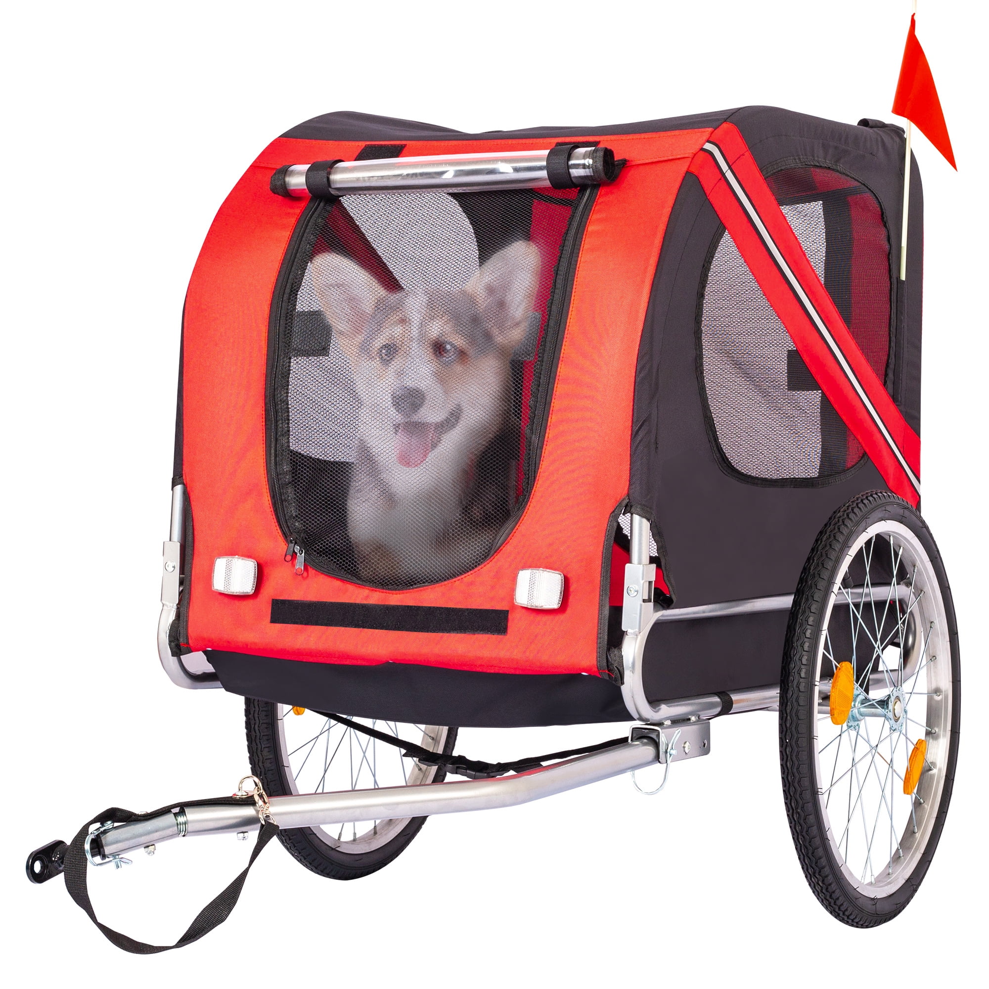 Best 2in1 Pet Bike Trailer, Dog Stroller, Small Pet Bicycle Cart