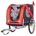 thumbnail image 2 of CinkeHome Foldable Dog Bike Trailer/Stroller/Jogger, Steel Frame, For Small To Large Dogs 2 of 4