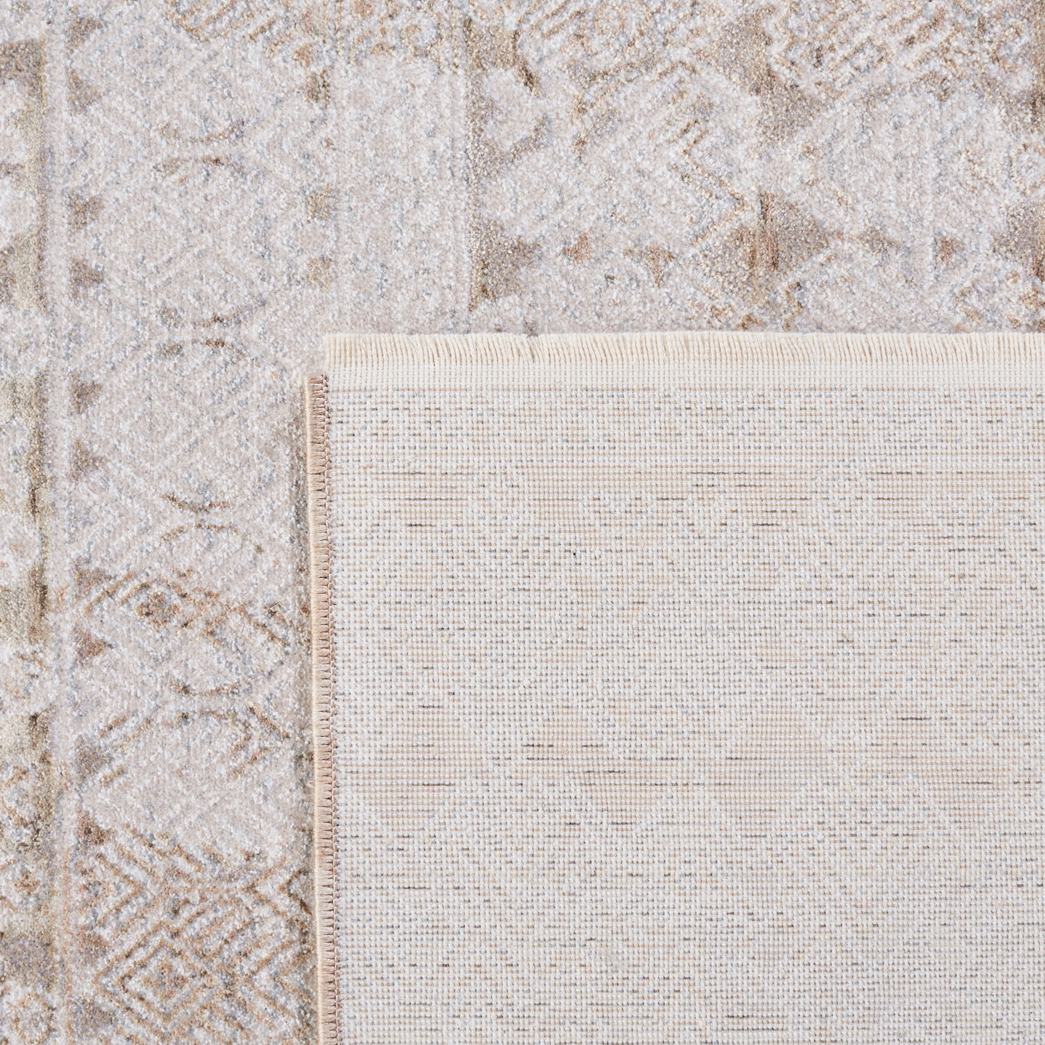 SAFAVIEH Webster Janie Abstract Area Rug, Beige/Grey, 9' x 12'