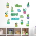 thumbnail image 2 of Inteprter Etiqueta de la pared DIY Craft Cartoon Cactus Decal Dormitorio Papel tapiz decorativo Autoadhesivo Poster Decoración del hogar Decoración del hogar, 2 of 6