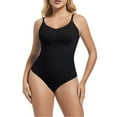 thumbnail image 2 of Lenpel Bodysuits for Women Sleeveless Scoop Neck Seamless Slimming Camisole Shapewear Body Shaper Waist Trainer, 2 of 6