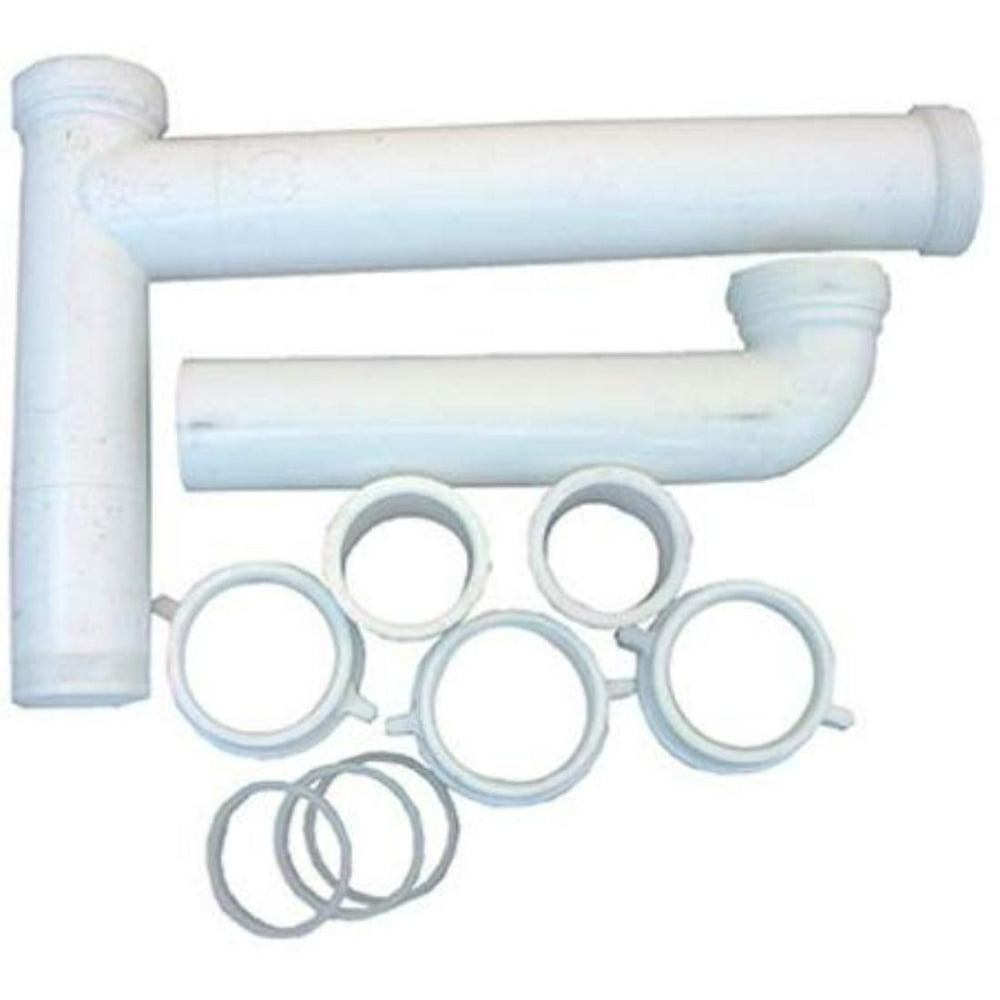034215 White Plastic Tubular 11/2Inch by 16Inch Telescopic