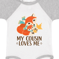 thumbnail image 4 of Inktastic My Cousin Loves Me Fox Boys or Girls Baby Bodysuit, 4 of 5