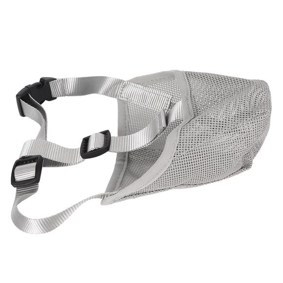Bozal antimordeduras para perros, bozal para perros, bozal para perros ajustable y transpirable, protector bucal para perros, logra más Jadeshay A
