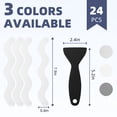 thumbnail image 6 of Secopad Anti Slip Shower Stickers 24 PCS Safety Bathtub Strips Adhesive Decals with Premium Scraper, 6 of 8