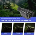 thumbnail image 4 of TODPD 1080p Visión Nocturna Digital Monocular Gafas de Visión Nocturna Infrarrojas de Larga Distancia Binoculares para Caza, Camping, Viajes, Vigilancia, 4 of 8