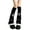 Black, variant on JZROCKER Star Print Knitted Leg Warmers Punk Drawstring Flared Boot Covers Streetwear