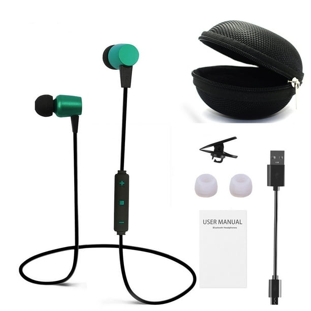 Universal Bluetooth Wireless Stereo Headset Sports Earphones In Ear Earbuds With Mic For Cellphone Tablet Iphone 7 8 X Samsung Galaxy S8 S9 Note 8 Walmart Com Walmart Com
