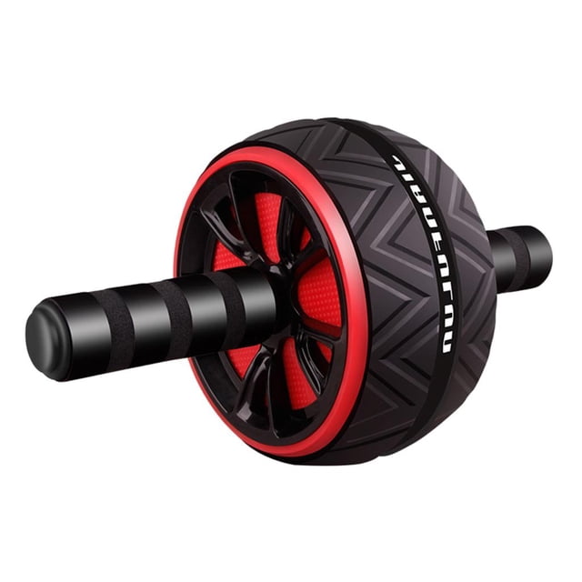 Ruedas de abdominales Zulema Rodillo de entrenamiento abdominal Empuñaduras desmontables rojo