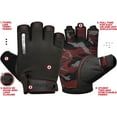 thumbnail image 6 of RDX Weight Lifting Gloves Fitness Bodybuilding Training Cycling Gym Equipment Red Small, 6 of 9