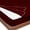 Burgundy, variant on Zip-On Fitted Sheet Set - Designed for Mattresses with Up to 8" Inch Deep Pockets - Includes 1 Fitted Sheet Base and 2 Zip-On Sheets Twin XL Size - 600 TC - Turquoise Color