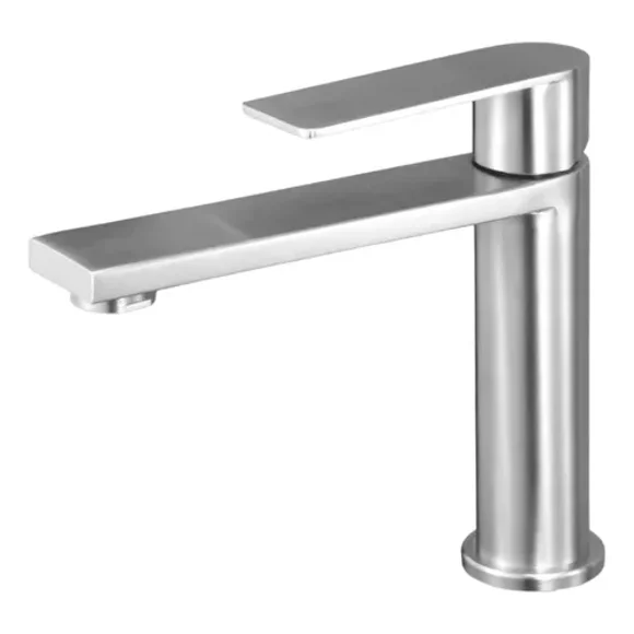 Llave Monomando De Lavabo Acero Inoxidable Mb-821