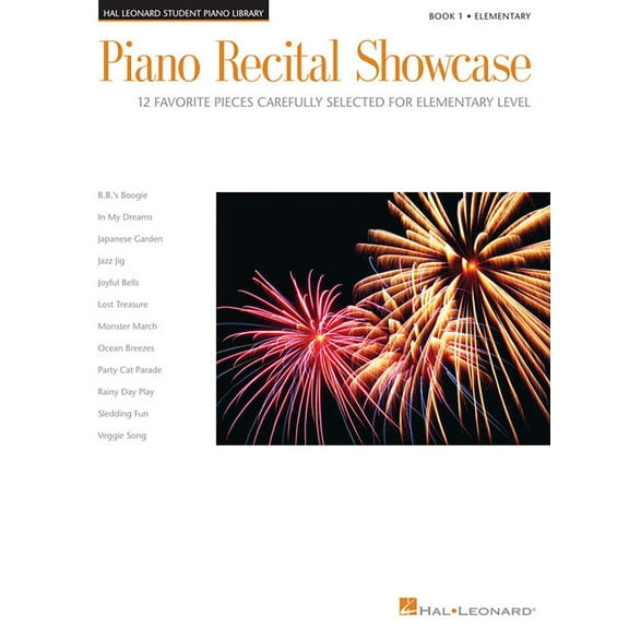 Piano Recital Showcase - Book 1: 12 Favorite Pieces Carefully Selected for Elementary Level, (Paperback)