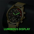 thumbnail image 4 of SUSHNAG Calendar Luminous Men'S Watch Mens Watches Casual Stainless Steel Analog Quartz Watch Men Wristwatch Clock Business Date Casual Watch, 4 of 9