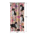 thumbnail image 5 of Bernese Mountain Dogs with Pioneer Flower Shower Curtain 36"x72" ,Bathroom Decorative Shower Curtains Set with 12 Hooks,Modern Waterproof Washable Shower Curtain, 5 of 6