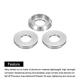 thumbnail image 4 of Uxcell M5 Cone Cup Countersunk Washers,Hole Dia 5mm/0.2" Anodized Aluminum for Screw RC,Model Parts,60PCS(Silver), 4 of 6