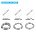 thumbnail image 2 of Uxcell 2.5/3/4mm Bonsai Training Wire Floral Wire Stems Anodized Aluminum Tree Wire 16.4 Feet Total Black 3 Roll, 2 of 6