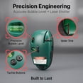 thumbnail image 3 of Electronic Level Tool with 90 Degree Right Angle Measurement, Beam Ground Line Gauge for Construction, Portable Leveling Device for DIY Home Projects, Red, 3 of 4