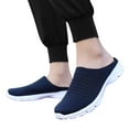 thumbnail image 2 of Hessimy Casual Women's Mules Clogs Shoes Lightweight Breathable Sneakers Slip-on Home Slippers(Dark Blue,10), 2 of 7