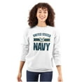 thumbnail image 3 of United States Navy Military Logo Unisex Plus Size Sweatshirt Brisco Brands 2X, 3 of 5