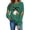 Army Green Sweatshirts, variant on Jsaierl Women's Halloween Sweatshirts Spooky Ghost Graphic Pullovers Fall Holiday Round Neck Long Sleeve Sweater Tops Halloween Costumes, Sizes S-2XL