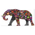 thumbnail image 2 of Cheerful Elephant - Animal Canvas Art Print, 2 of 3