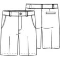 thumbnail image 3 of Classroom School Uniforms Little Kid Sretch Flat Front Shorts 52941AZ, 5, Dark Navy, 3 of 3