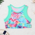 thumbnail image 4 of DPOIS Kid Girls Colorful Sports Bra Ballet Dance Sportswear, 4 of 7