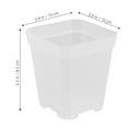 thumbnail image 2 of SEWCHICS 20pcs Practical Growing Planters Transparent for Horticultural Use, 2 of 8