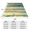 thumbnail image 3 of Vsdgher Retro Wooden Ultra-Soft Micro flannel Blanket Throw Blankets for Couch Sofa, Bed (4 sizes)-50"x40", 3 of 7