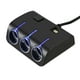 thumbnail image 3 of Divisor de enchufe para encendedor de cigarrillos de automóvil de 3 vías, cargador USB dual, adaptador de corriente, 3 of 8