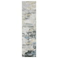 thumbnail image 4 of Oriental Weavers Malibu Washable Area Rug - MAL01 - 5' x 7' - in Grey/ Blue - Modern Style, Non-Slip, Stain Resitant, Ultra Low Pile, Bedroom, Office Rug, 4 of 5