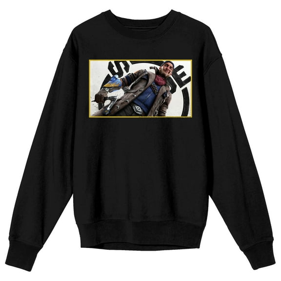 Suicide Squad: Kill the Justice League Captain Boomerang Adult Black Crew Neck Sweatshirt-XL