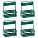 thumbnail image 1 of 4X Portabotellas Plegable de 6 Agujeros, Soportes Portátiles para Tarros de Cerveza para Fiestas de Barbacoa, Cesta para Almacenamiento Y Organización de la Cocina, 1 of 5