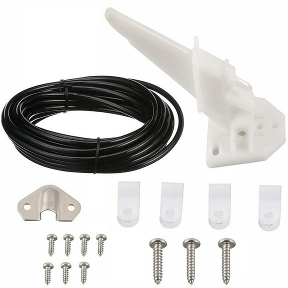 Boat Speedometer Universal 80 MPH Speedometer Kick-up with 600cm PVC Tube Kit
