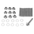 thumbnail image 2 of Stainless Steel Header Stud Header Stud Bolt Kit Exhaust Manifold Head Stud Bolt Kit Stainless Steel Fit For Honda Acura C B D H F Series Engine ANGGREK Exhaust Manifold Header Bolt, 2 of 8