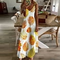 thumbnail image 3 of Autumn Harvest Maple Leaves Thanksgiving Fine Art Sleeveless Dress Summer Dress Woman 2025, 3 of 7