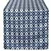 thumbnail image 3 of Design Imports CAMZ38581 14 x 72 in. Blue Ikat Outdoor Table Runner, 3 of 10