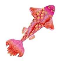 lacooooppia Cartoon Koi Kite Beach Kites Birthday Gifts Flying Kites Portable Kites Large Kites for Adults for Yard Trip Red