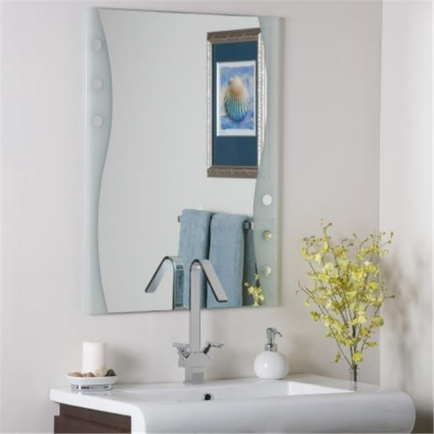 Decor Wonderland Ssm182 Frameless, Inexpensive Bathroom Wall Mirrors