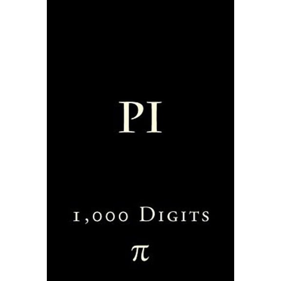 Pi: 1,000 Digits (Paperback)(Large Print)